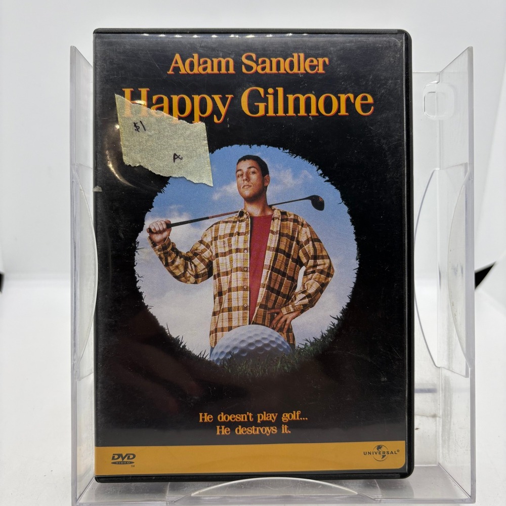 Happy Gilmore DVD Adam Sandler 1996 Comedy Movie Universal Studios 20151